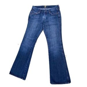 7 for all Mankind Women's Jeans Blue, Size 28 Boot Style Skinny Jeans